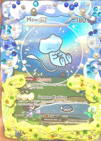 Bubble Mew | Pokémon | Custom Toploader